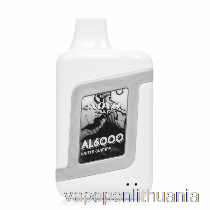 Smok Novo Bar Al6000 Vienkartinis Baltas Guminis Vape Skystis